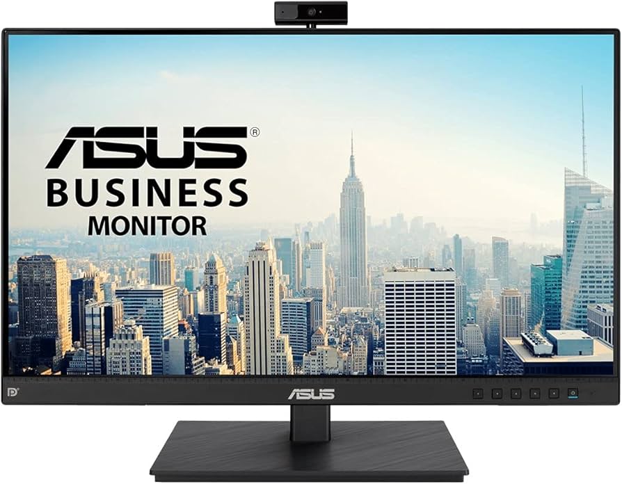 Monitor - ASUS BE24EQSK Profesional, 23.8" FHD, Con Webcam incorporada de 2 MP 1080p, IPS, 5 ms, 75 Hz, ASCR, Negro