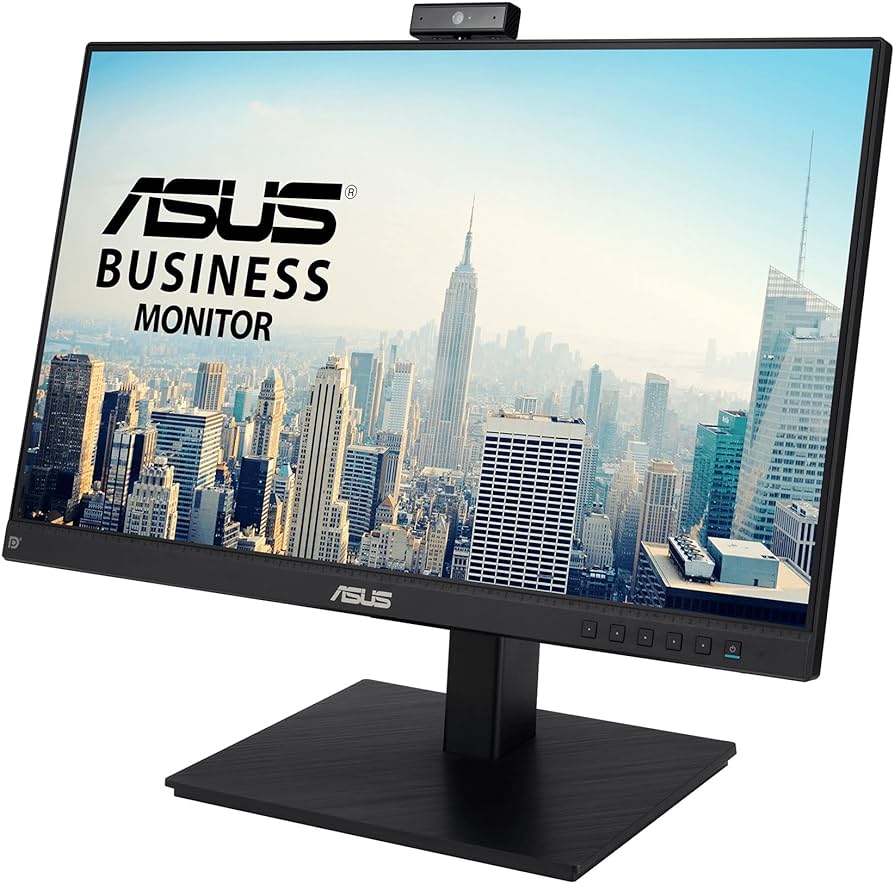 Monitor - ASUS BE24EQSK Profesional, 23.8" FHD, Con Webcam incorporada de 2 MP 1080p, IPS, 5 ms, 75 Hz, ASCR, Negro